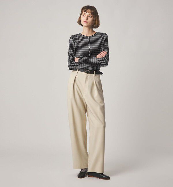 STEVEN ALAN「＜Steven Alan＞ヘンリーネック プルオーバー」|Tシャツ・カットソー|