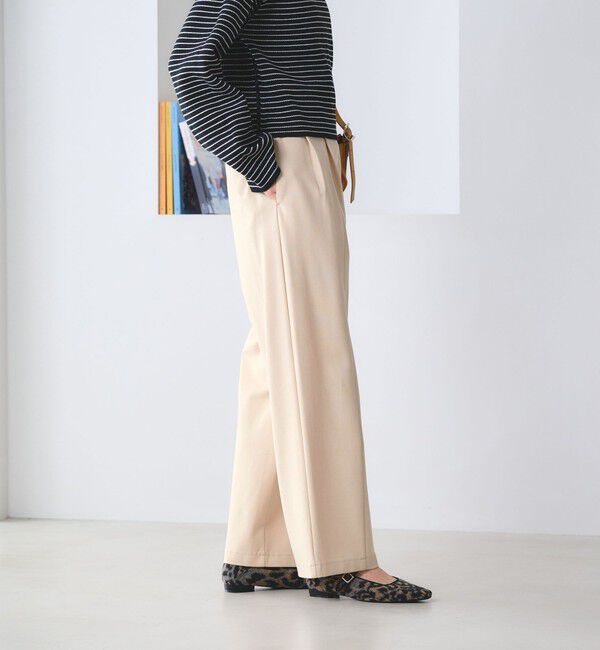 BEAUTY&YOUTH UNITED ARROWS「【WEB限定 Wardrobe DAILY MINIMAL】ジャージー タックカーブパンツ ウォッシャブル」|その他|