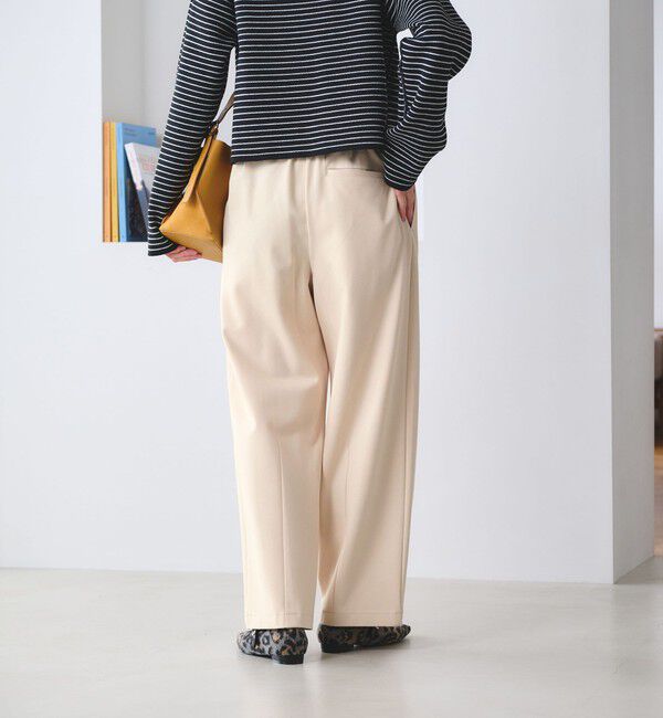 BEAUTY&YOUTH UNITED ARROWS「【WEB限定 Wardrobe DAILY MINIMAL】ジャージー タックカーブパンツ ウォッシャブル」|その他|