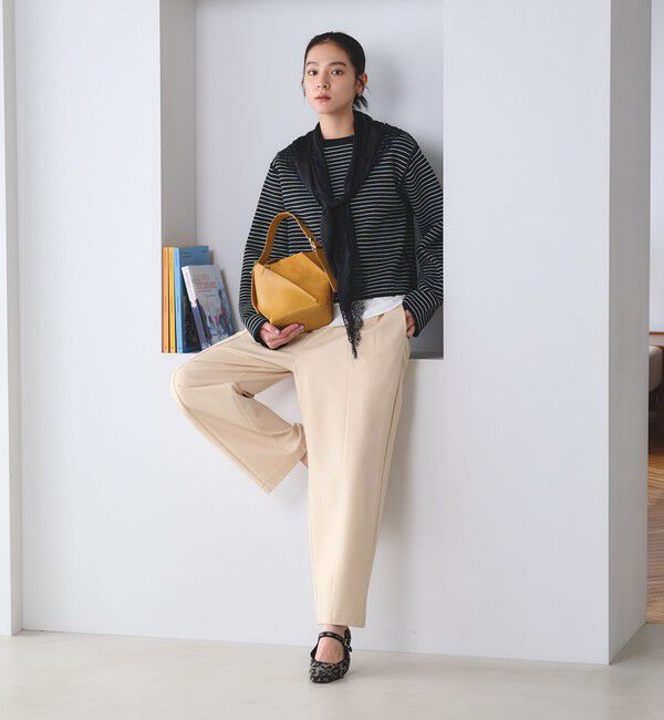 BEAUTY&YOUTH UNITED ARROWS「【WEB限定 Wardrobe DAILY MINIMAL】ジャージー タックカーブパンツ ウォッシャブル」|その他|