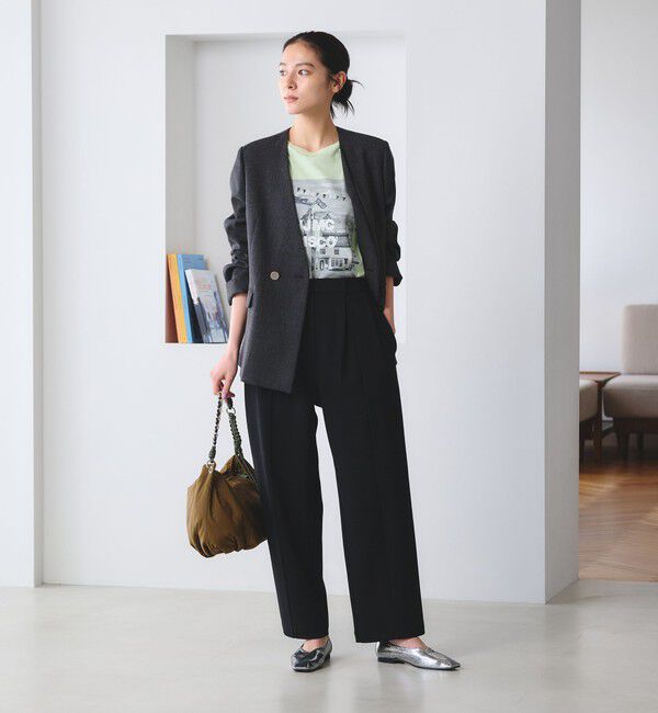 BEAUTY&YOUTH UNITED ARROWS「【WEB限定 Wardrobe DAILY MINIMAL】ジャージー タックカーブパンツ ウォッシャブル」|その他|