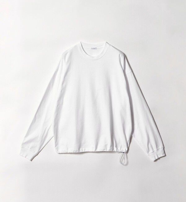 BEAUTY&YOUTH UNITED ARROWS「【WEB限定】クリア コットン アジャスト クルーネック カットソー」|Tシャツ・カットソー|WHITE