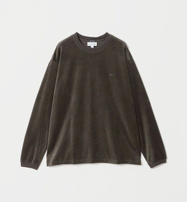 BEAUTY&YOUTH UNITED ARROWS「＜LACOSTE for BEAUTY&YOUTH＞ ベロア  ロングスリーブ Tシャツ」|Tシャツ・カットソー|