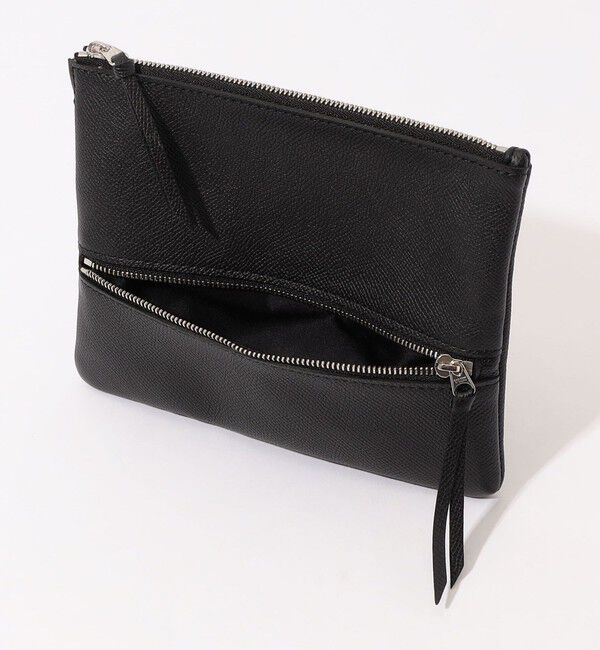TOMORROWLAND GOODS「【別注】BROOKLYN MUSEUM シュリンクレザー ポーチ」|ポーチ|