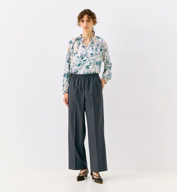 TOMORROWLAND collection「スーパーアムンゼン センタープレスストレートパンツ」|その他|