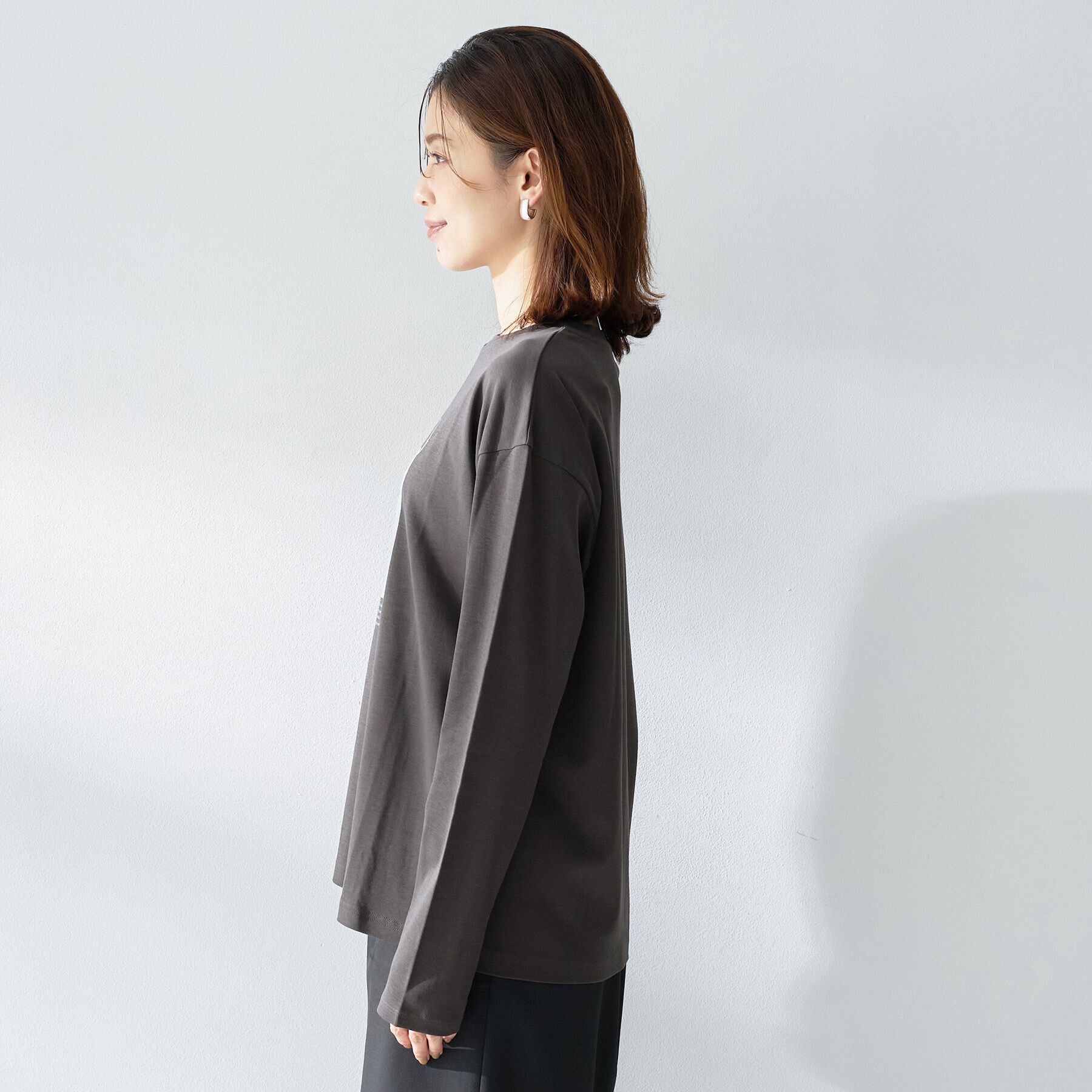 UNTITLED「【ロゴ・プリント】フォトグラフィックロンT」|Tシャツ・カットソー|