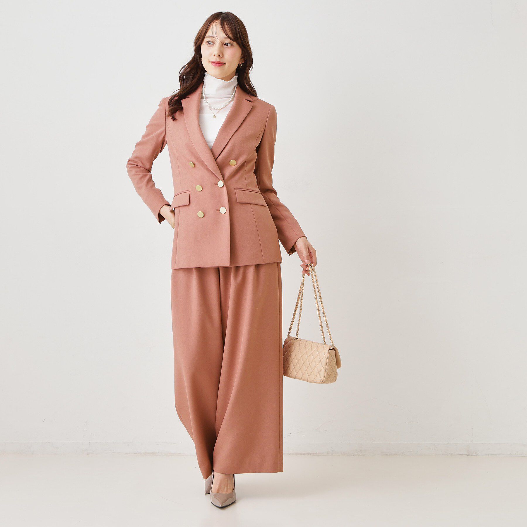 COUP DE CHANCE「【手洗い可／日本製】タック入りワイドパンツ」|その他|
