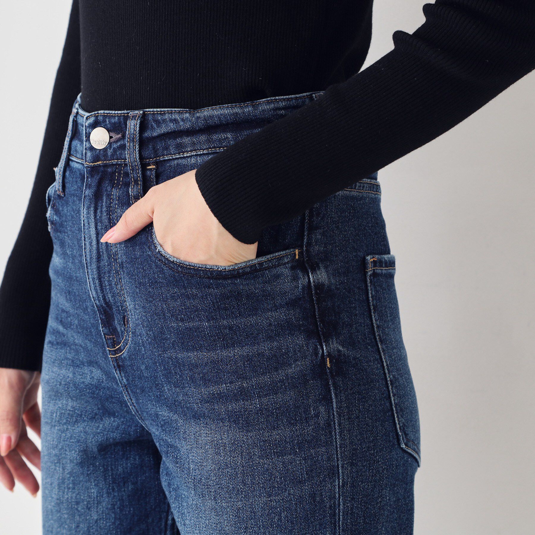 COUP DE CHANCE「【Healthy DENIM】Aquaフレアパンツ」|デニム|