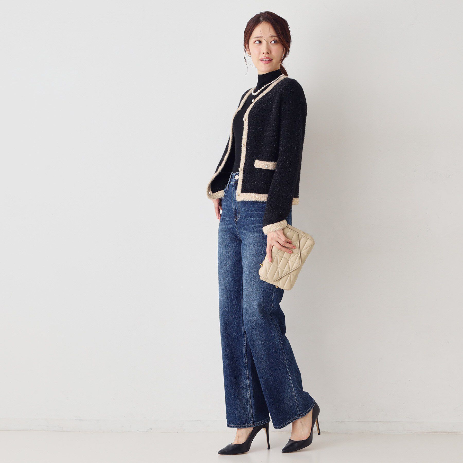 COUP DE CHANCE「【Healthy DENIM】Aquaフレアパンツ」|デニム|