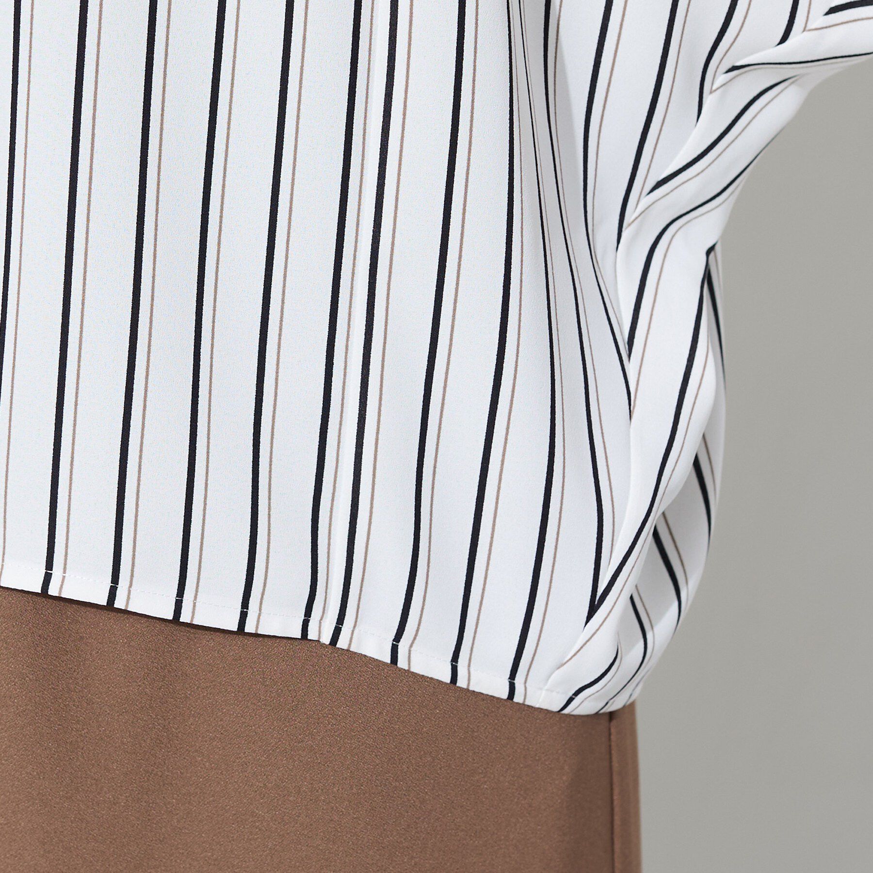 INDIVI「【洗える／UVケア】ジョーゼットドルマンブラウス」|シャツ・ブラウス|