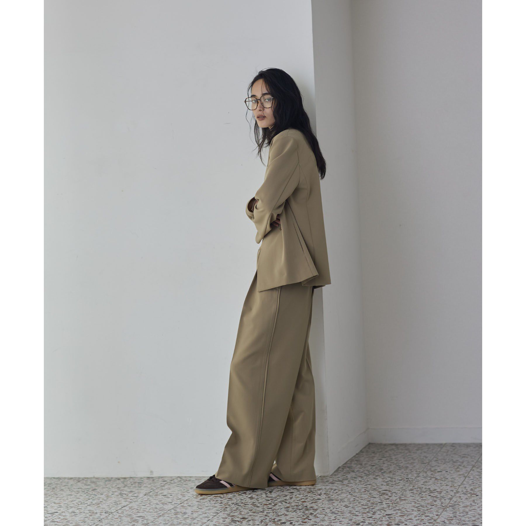 GALLEST「Comfy Slacks｜イージーストレートワイドパンツ【セットアップ対応／通勤／カセット服】」|その他|