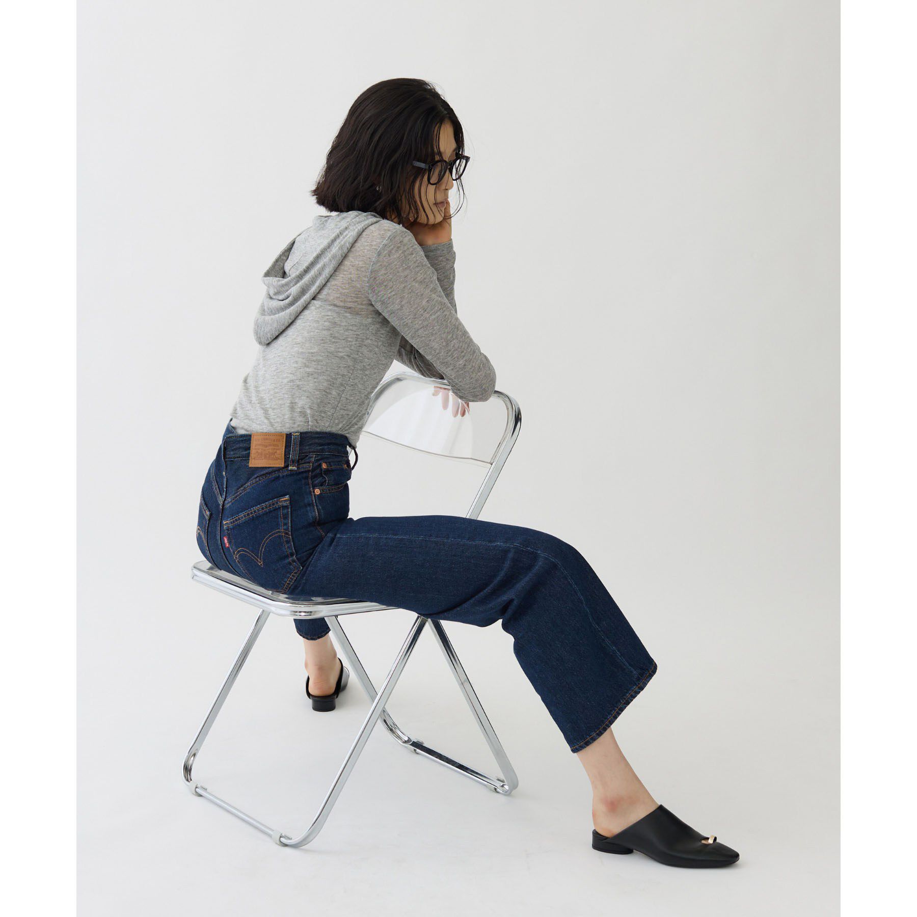 GALLEST「【LEVI&rsquo;S】RIBCAGE WIDE LEG」|デニム|