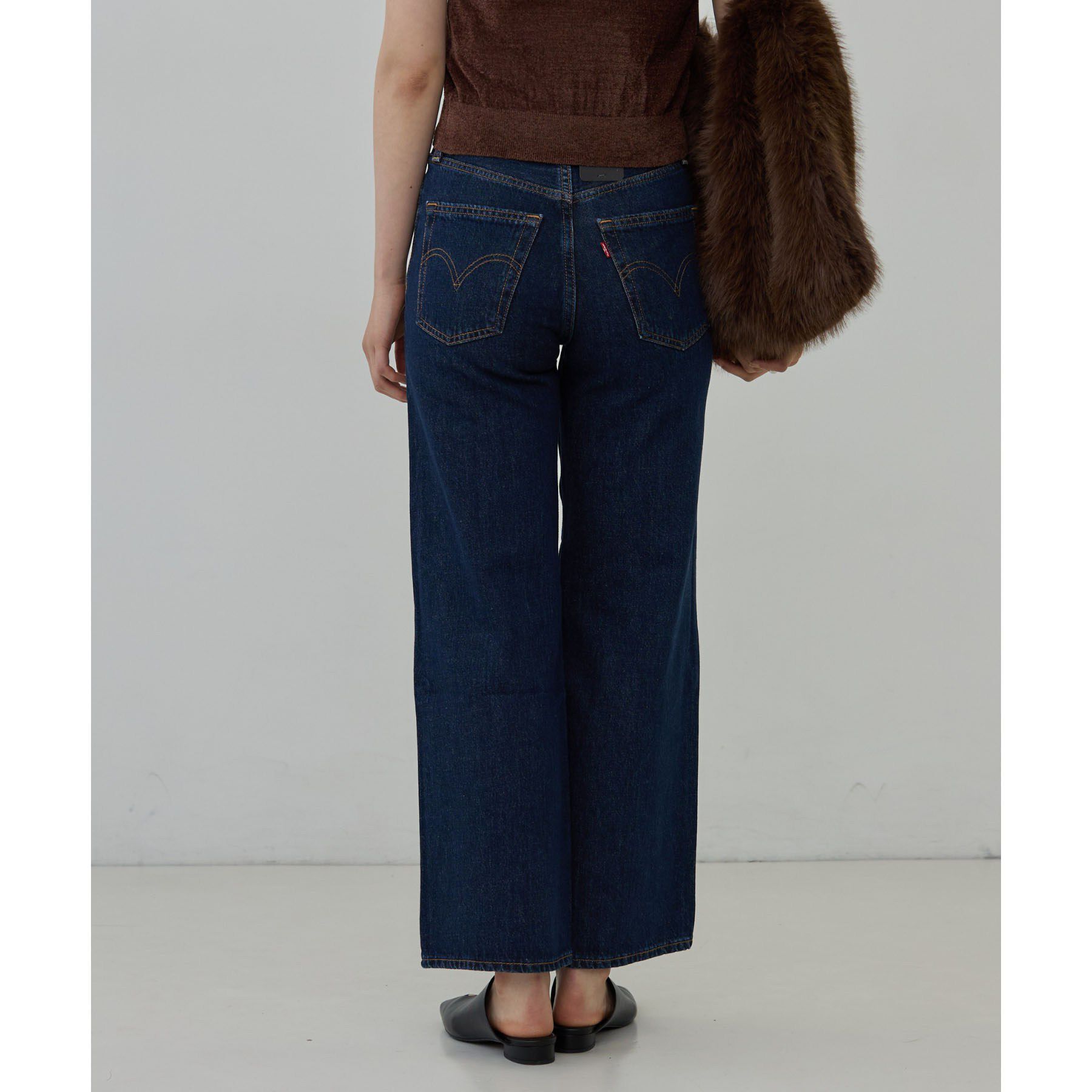GALLEST「【LEVI&rsquo;S】RIBCAGE WIDE LEG」|デニム|
