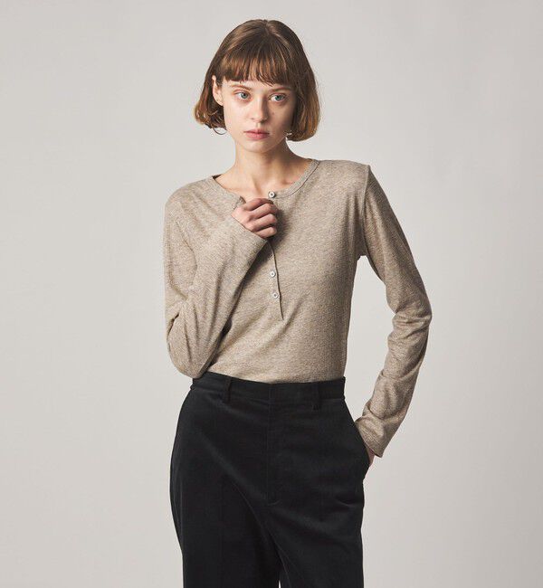 STEVEN ALAN「＜Steven Alan＞ヘンリーネック プルオーバー」|Tシャツ・カットソー|
