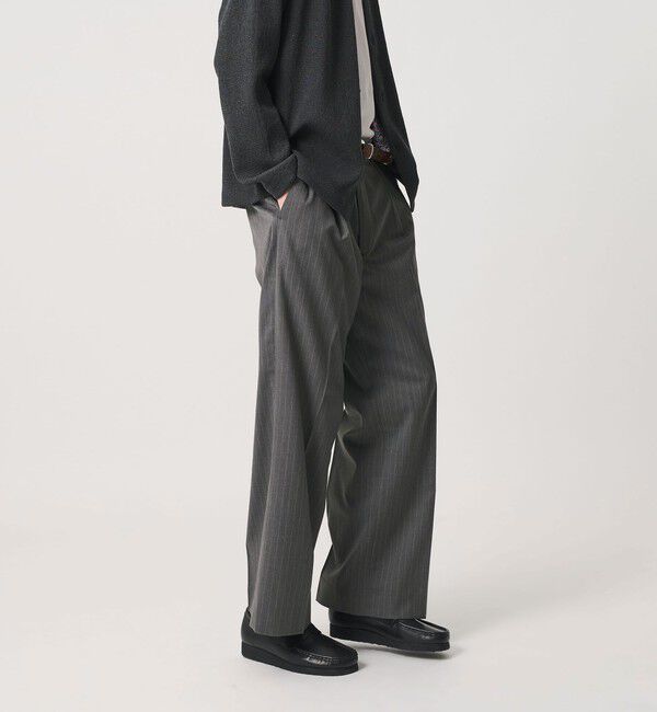 BEAUTY&YOUTH UNITED ARROWS「ピンストライプ ワイド ストレート スラックス NO.10」|チノ|