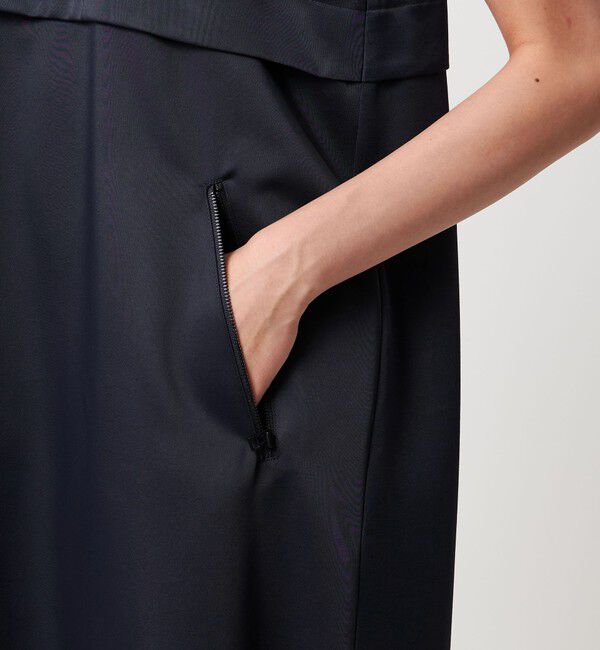 UNITED ARROWS「＜TO UNITED ARROWS＞シャツカラー ノースリーブ ワンピース」|ワンピース|