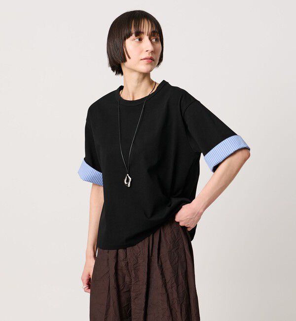 UNITED ARROWS「ターン アップ カットソー」|Tシャツ・カットソー|