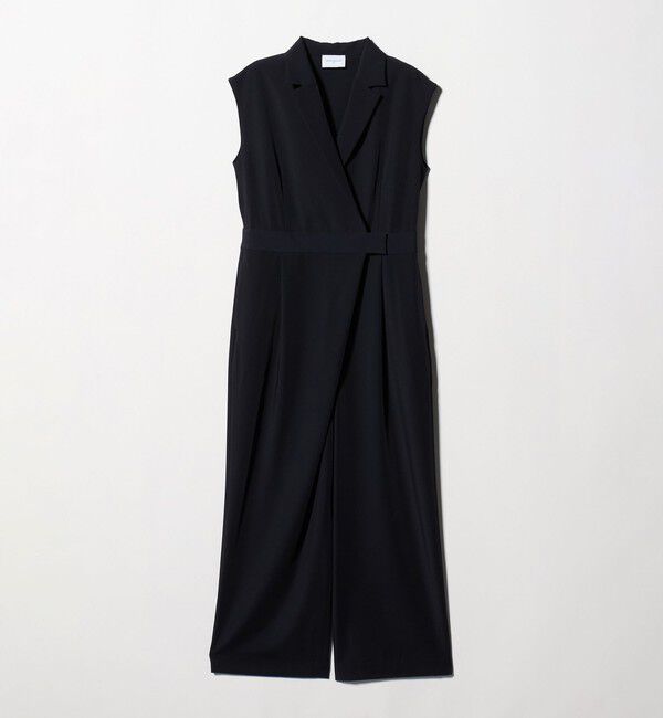 UNITED ARROWS「ツイル オールインワン ‐ストレッチ 防シワ 接触冷感‐」|オールインワン|
