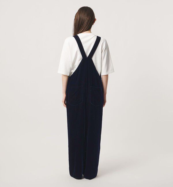 UNITED ARROWS「ベルベット サロペットパンツ」|オールインワン|