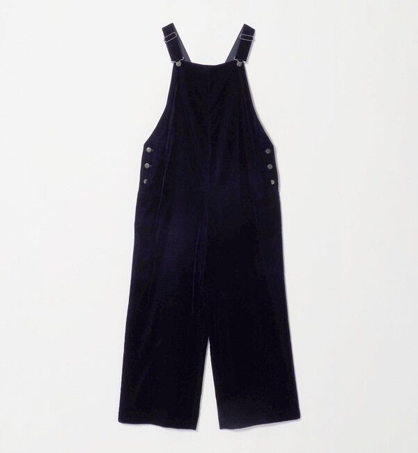 UNITED ARROWS「ベルベット サロペットパンツ」|オールインワン|