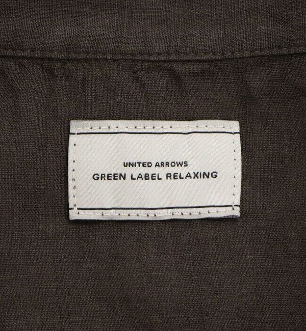 UNITED ARROWS green label relaxing「リネン スキッパー ショートスリーブ シャツ」|シャツ・ブラウス|