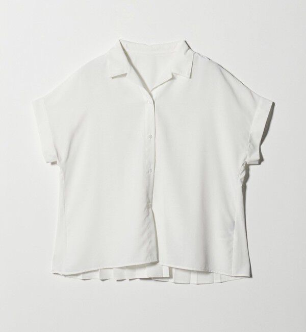 UNITED ARROWS green label relaxing「【WEB限定】＜at ease＞バック プリーツ ブラウス UVカット 通気性」|シャツ・ブラウス|