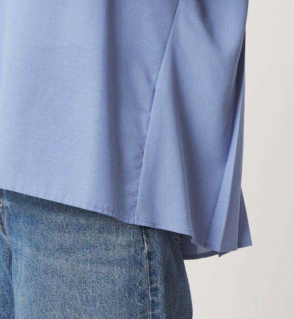 UNITED ARROWS green label relaxing「【WEB限定】＜at ease＞バック プリーツ ブラウス UVカット 通気性」|シャツ・ブラウス|
