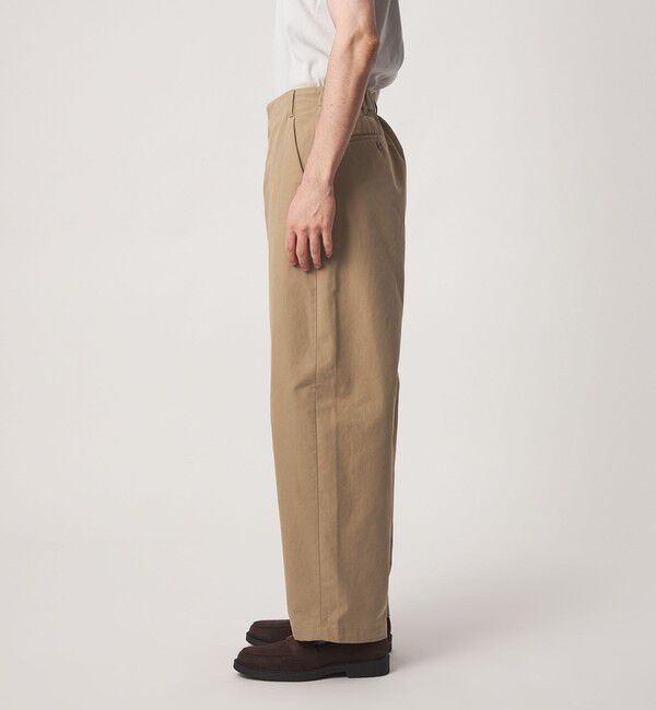 UNITED ARROWS green label relaxing「TC ツイル ピーチ バレル ワイド パンツ W4」|その他|