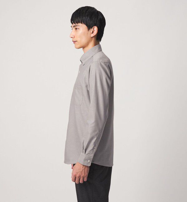 UNITED ARROWS green label relaxing「エブリット コットンオックス ソリッド スナップ ボタンダウン シャツ -イージーアイロン-」|シャツ・ブラウス|