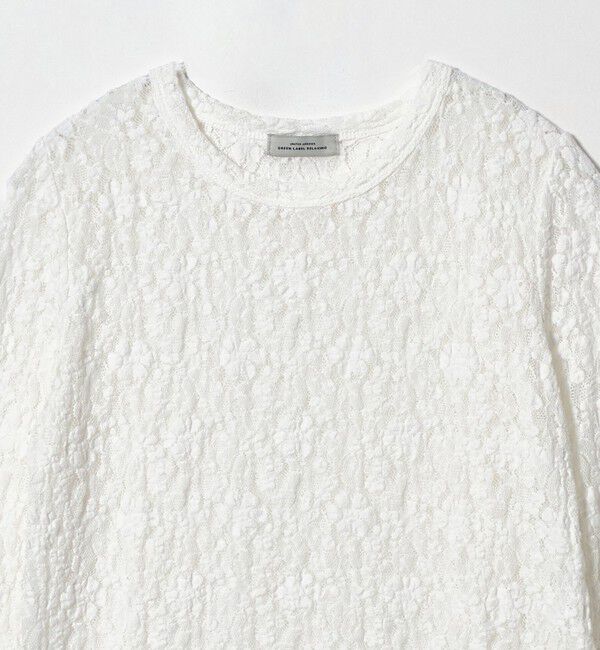 UNITED ARROWS green label relaxing「【WEB限定】＜at ease＞レース プルオーバー カットソー」|Tシャツ・カットソー|