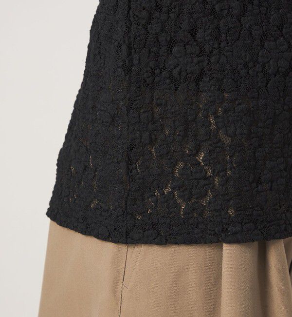UNITED ARROWS green label relaxing「【WEB限定】＜at ease＞レース プルオーバー カットソー」|Tシャツ・カットソー|