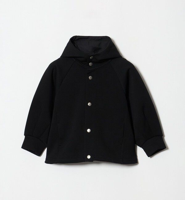 UNITED ARROWS green label relaxing「【スタメンシリーズ】ダンボール フード パーカー / キッズ 100cm-160cm」|カーディガン|BLACK
