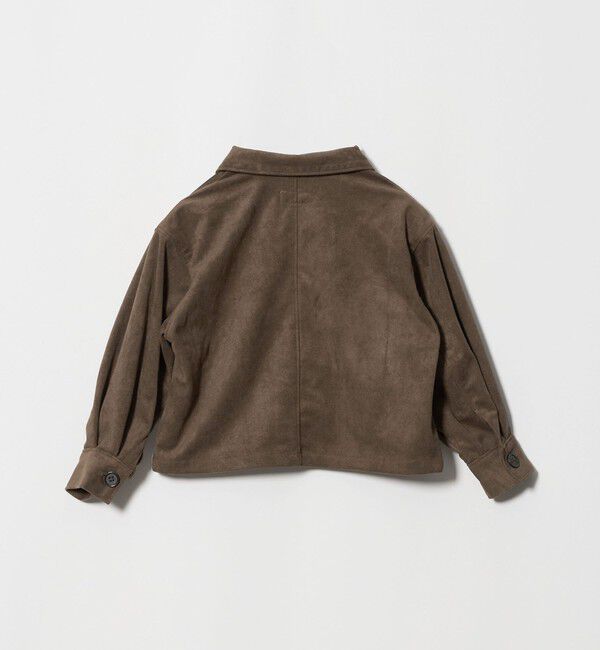 UNITED ARROWS green label relaxing「スエードライク シャツ ジャケット / キッズ 100cm-160cm」|カーディガン|