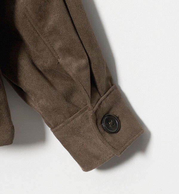UNITED ARROWS green label relaxing「スエードライク シャツ ジャケット / キッズ 100cm-160cm」|カーディガン|