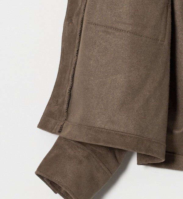 UNITED ARROWS green label relaxing「スエードライク シャツ ジャケット / キッズ 100cm-160cm」|カーディガン|