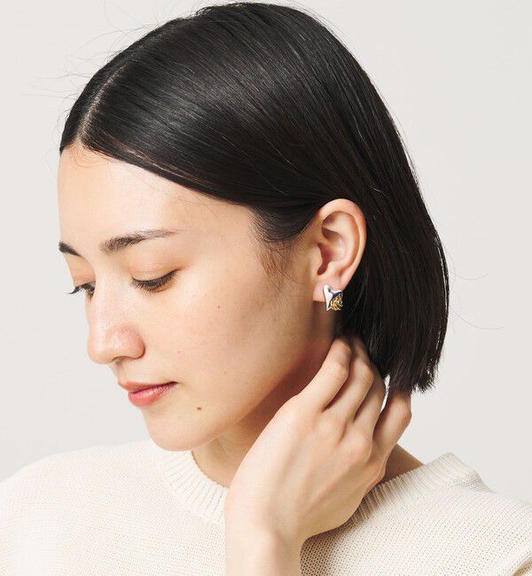 BEAUTY&YOUTH UNITED ARROWS「＜LAPUIS＞Coil Heart イヤリング」|イヤリング|