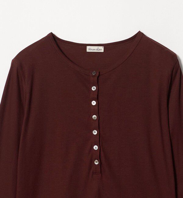STEVEN ALAN「＜Steven Alan＞ヘンリーネック プルオーバー」|Tシャツ・カットソー|