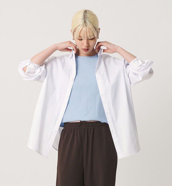 BEAUTY&YOUTH UNITED ARROWS「【WEB限定】ストライプ レギュラーカラー シャツ」|シャツ・ブラウス|