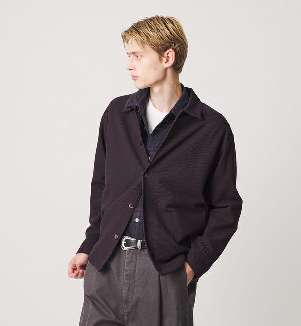 BEAUTY&YOUTH UNITED ARROWS「＜LACOSTE for BEAUTY&YOUTH＞ ワントーン シャツ ジャケット」|カーディガン|