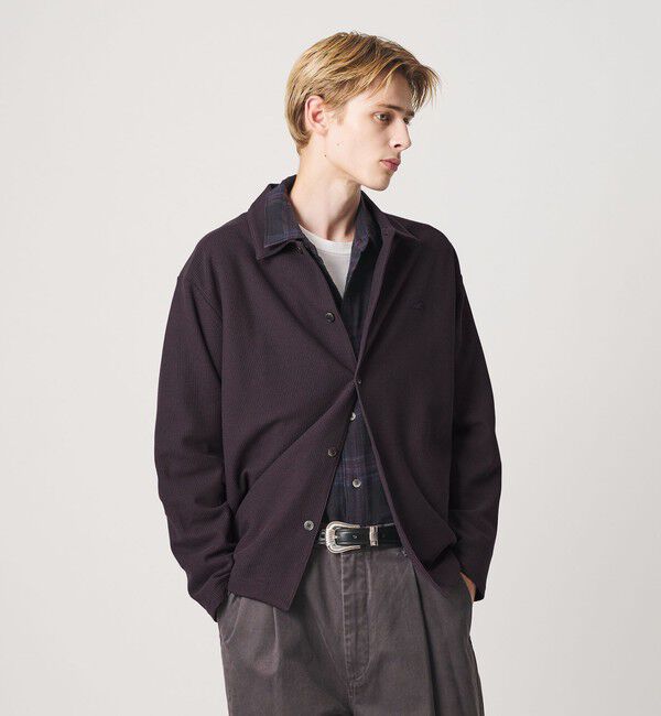 BEAUTY&YOUTH UNITED ARROWS「＜LACOSTE for BEAUTY&YOUTH＞ ワントーン シャツ ジャケット」|カーディガン|
