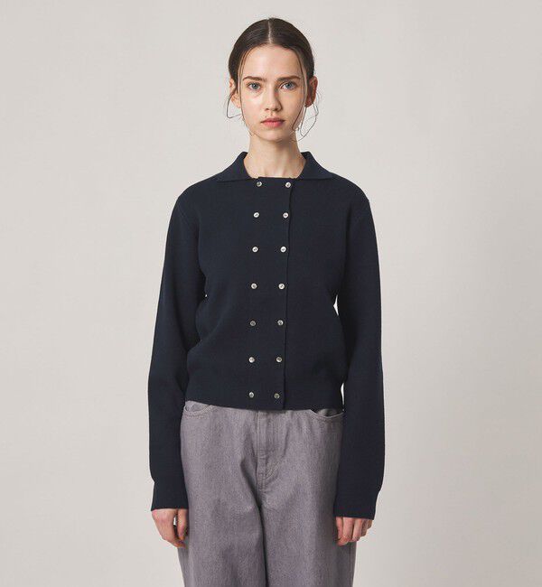 STEVEN ALAN「＜Steven Alan＞コットン カシミヤ ダブルブレステッド カーディガン」|カーディガン|