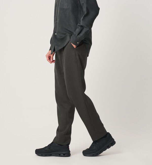 BEAUTY&YOUTH UNITED ARROWS「【WEB限定 WARDROBE SMART】 ウールライク ステルスポケット 1P セミワイド パンツ」|チノ|
