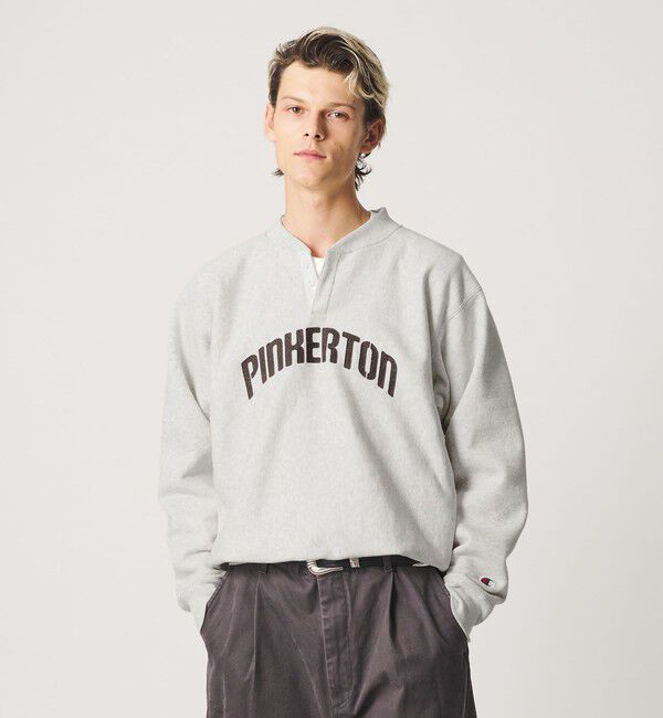 BEAUTY&YOUTH UNITED ARROWS「＜CHAMPION&times;BEAUTY&YOUTH＞ヘンリーネック スウェット」|Tシャツ・カットソー|NATURAL