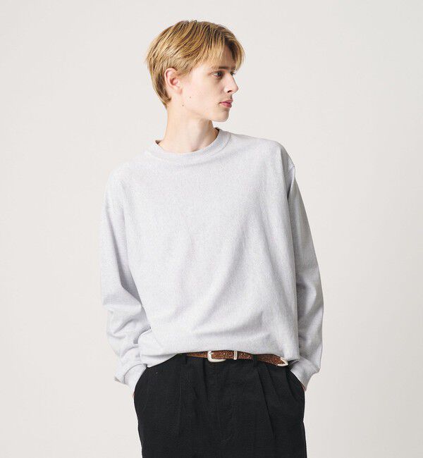 BEAUTY&YOUTH UNITED ARROWS「&rdquo;THE HEAVY&rdquo;10oz ヘビー ワイド クルーネック カットソー」|Tシャツ・カットソー|LT.GRAY