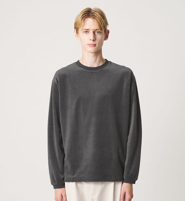 BEAUTY&YOUTH UNITED ARROWS「＜LACOSTE for BEAUTY&YOUTH＞ ベロア  ロングスリーブ Tシャツ」|Tシャツ・カットソー|