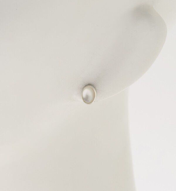 UNITED ARROWS「＜HARPO＞オーバル ピアス」|ピアス|