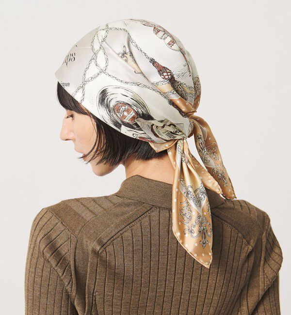 UNITED ARROWS「＜manipuri＞SILK 65&times;65 スカーフ 26FW」|バンダナ・スカーフ|