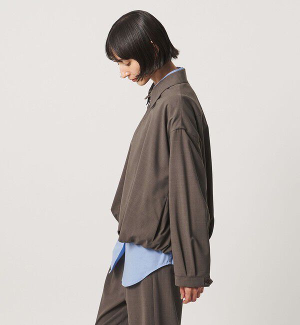UNITED ARROWS「T/W ジップアップ シャツ」|シャツ・ブラウス|