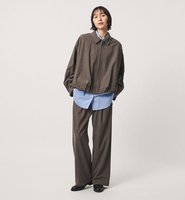 UNITED ARROWS「T/W ジップアップ シャツ」|シャツ・ブラウス|