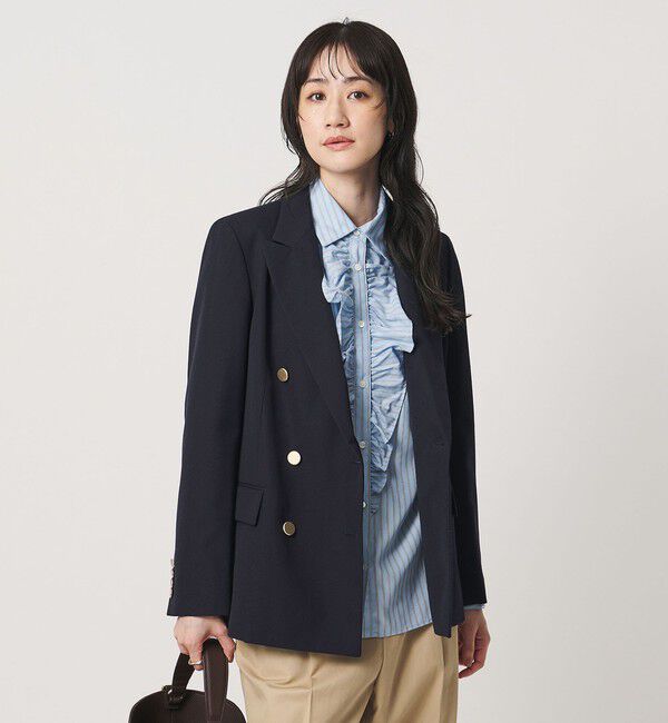 UNITED ARROWS「6B ウール ブレザー 26FW」|テーラードジャケット|NAVY